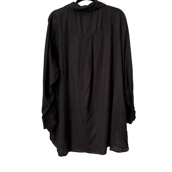 Universal Standard High-Low Dawn Stretch‎ Linen Tunic - Picture 7 of 10